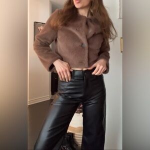Like new vegan leather trousers​